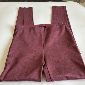 Ann Taylor Stretch Office Career Ankle Yoga Pants Leggings Dusty Mauve